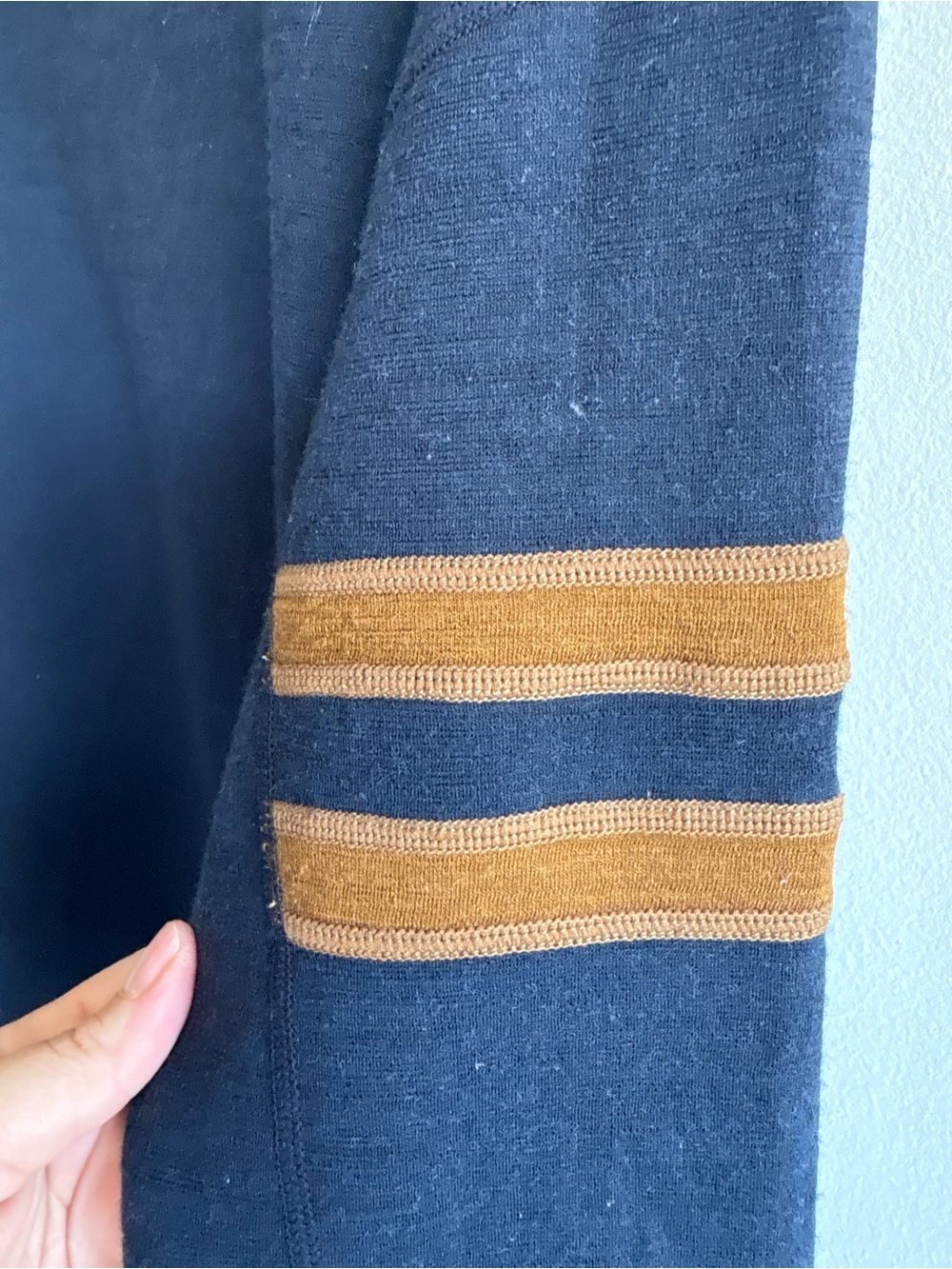 KÜHL Interceptr Merino Wool Quarter Zip Pullover Navy Sweater Men’s Large - Picture 11 of 13